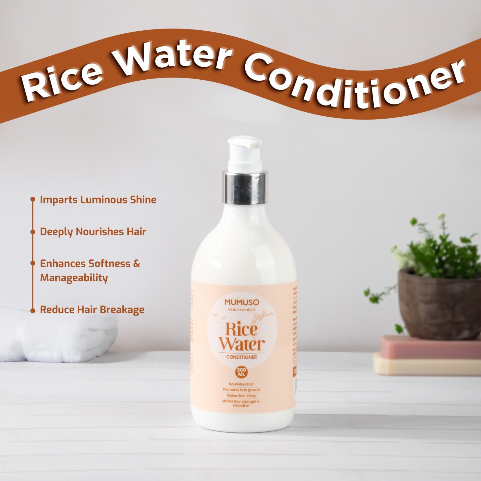 Strengthening Rice Water Conditioner - 300 ml