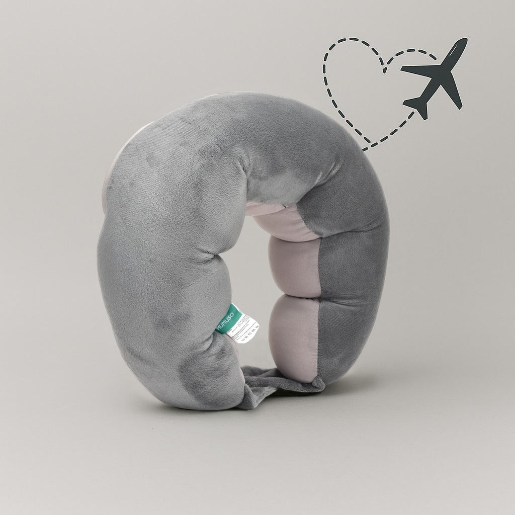 CATERPILLAR PARTICLES U-SHAPED NECK PILLOW