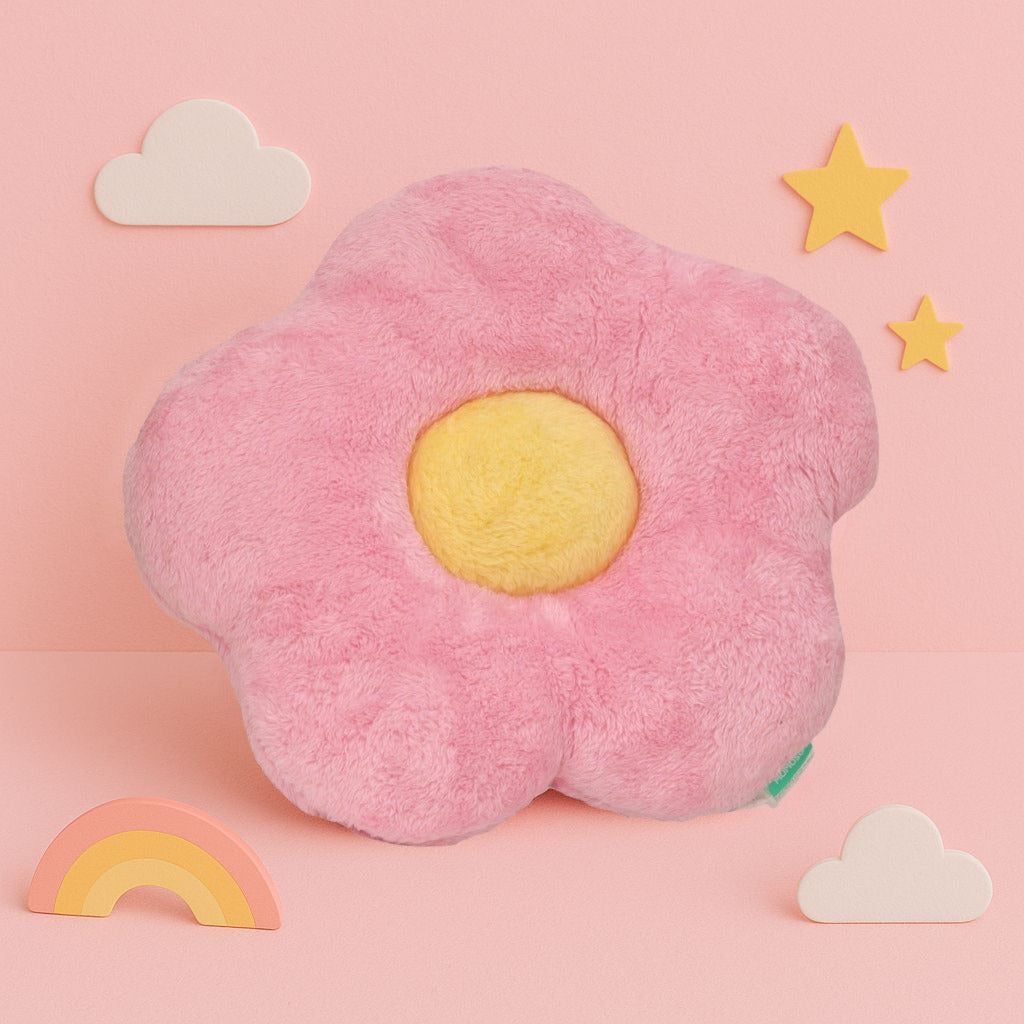 Ultra-Soft Throw Pillow - Sunflower/ Pink
