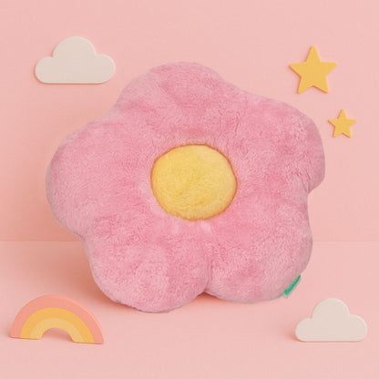 Ultra-Soft Throw Pillow - Sunflower/ Pink