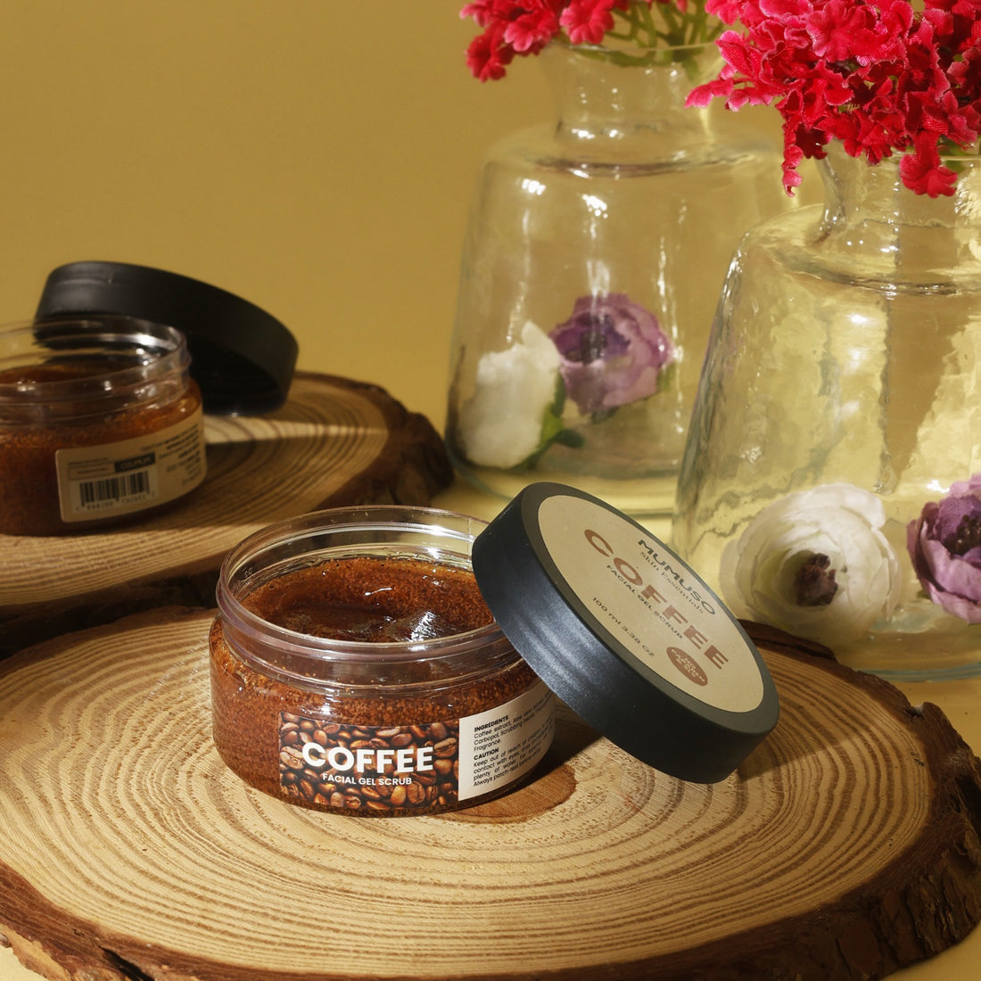 Coffee Facial Gel Scrub for Purified Skin