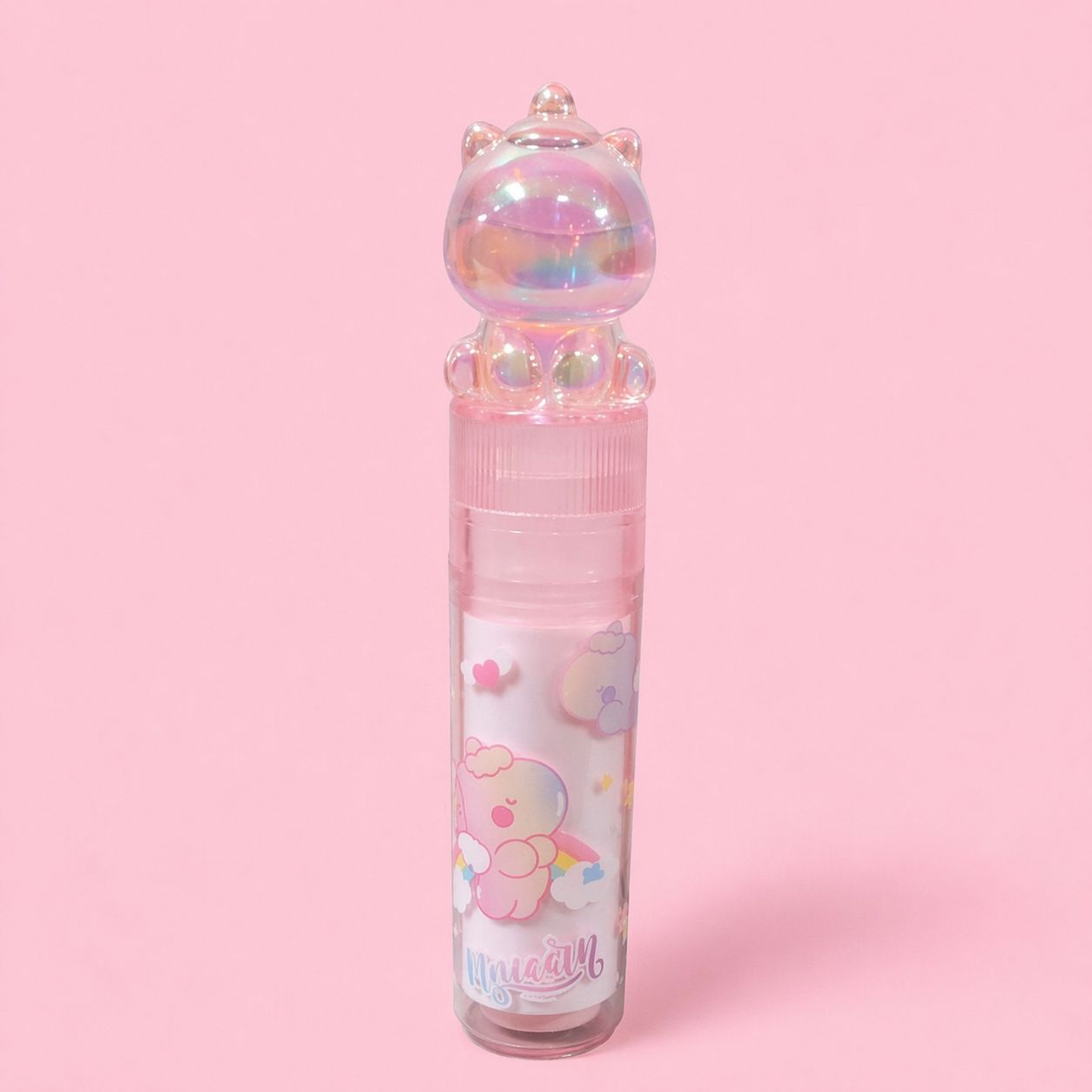 Dreamy Rainbow Lipstick Shaped Eraser - Crystal Unicorn / Pink