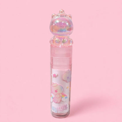 Dreamy Rainbow Lipstick Shaped Eraser - Crystal Unicorn / Pink