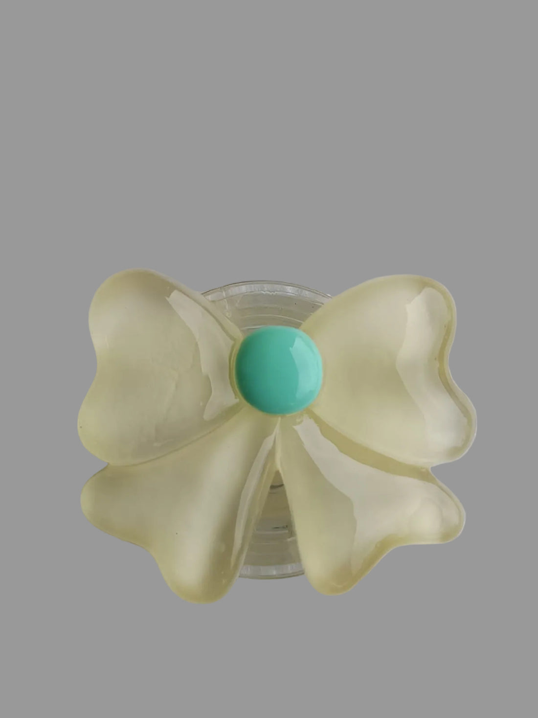 3D Bowknot Collapsible Airbag Phone Holder - Pink &amp; Green Bow