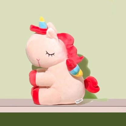 Chubby Unicorn Plush Toy - Off-White