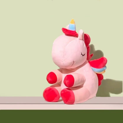 Chubby Unicorn Plush Toy - Off-White