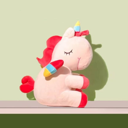 Chubby Unicorn Plush Toy - Off-White