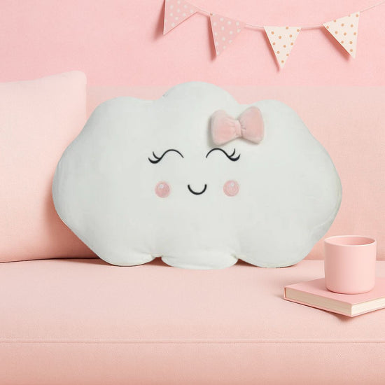 Cloud-Shaped Throw Pillow