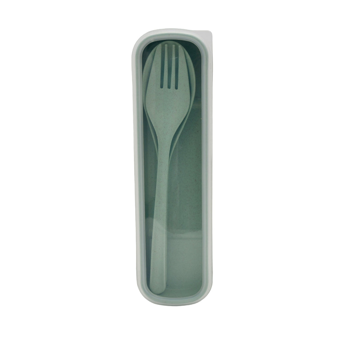 Wheat Straw Flatware Set - Green Mumuso