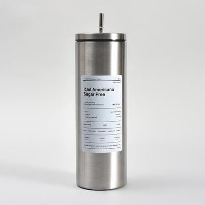 Perfect for Coffee Lovers: Insulated Coffee Tumbler with Straw – 640ml