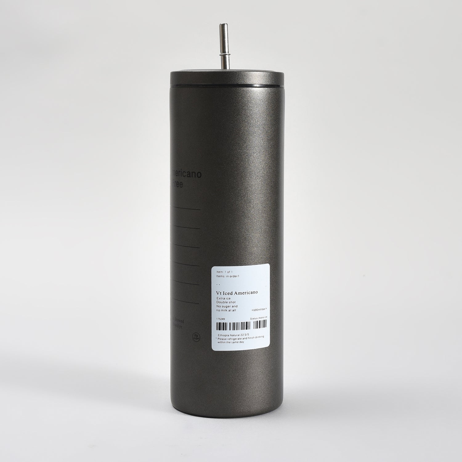 Perfect for Coffee Lovers: Insulated Coffee Tumbler with Straw – 640ml