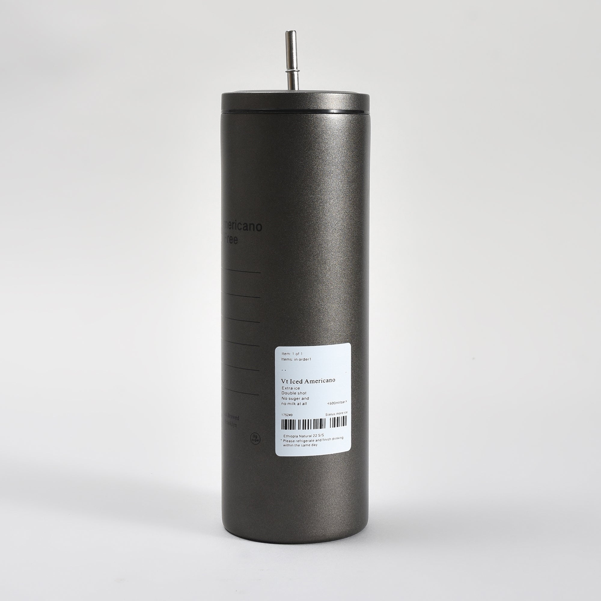 Perfect for Coffee Lovers: Insulated Coffee Tumbler with Straw – 640ml