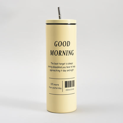 Perfect for Coffee Lovers: Insulated Coffee Tumbler with Straw – 640ml