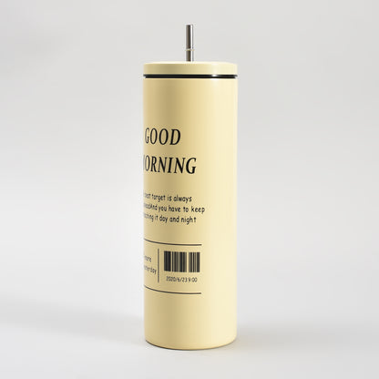 Perfect for Coffee Lovers: Insulated Coffee Tumbler with Straw – 640ml