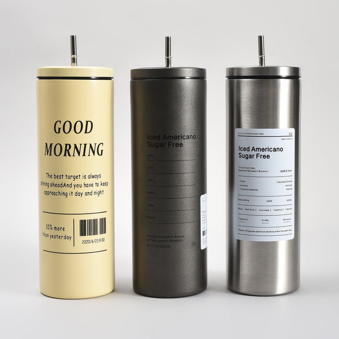 Perfect for Coffee Lovers: Insulated Coffee Tumbler with Straw – 640ml