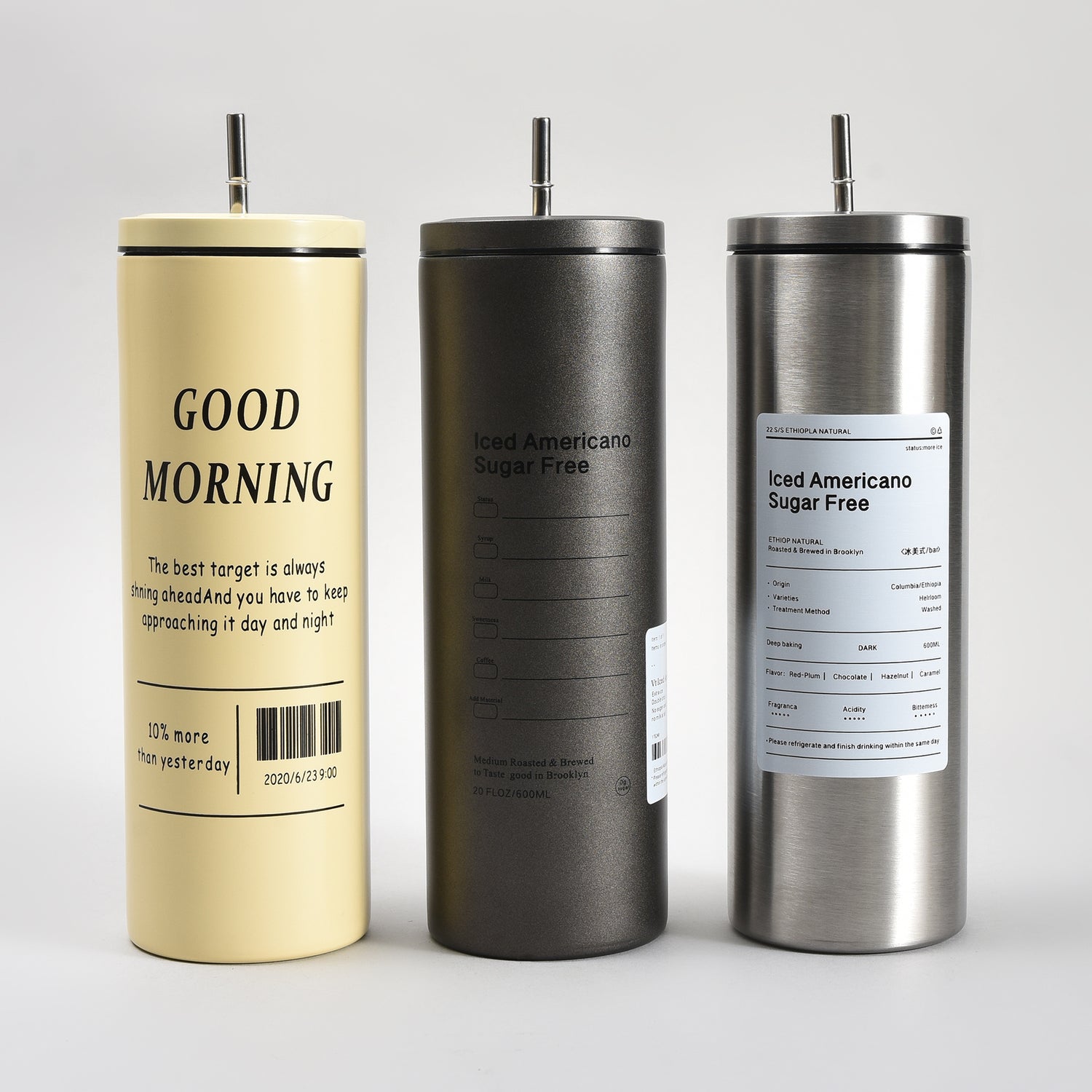 Perfect for Coffee Lovers: Insulated Coffee Tumbler with Straw – 640ml