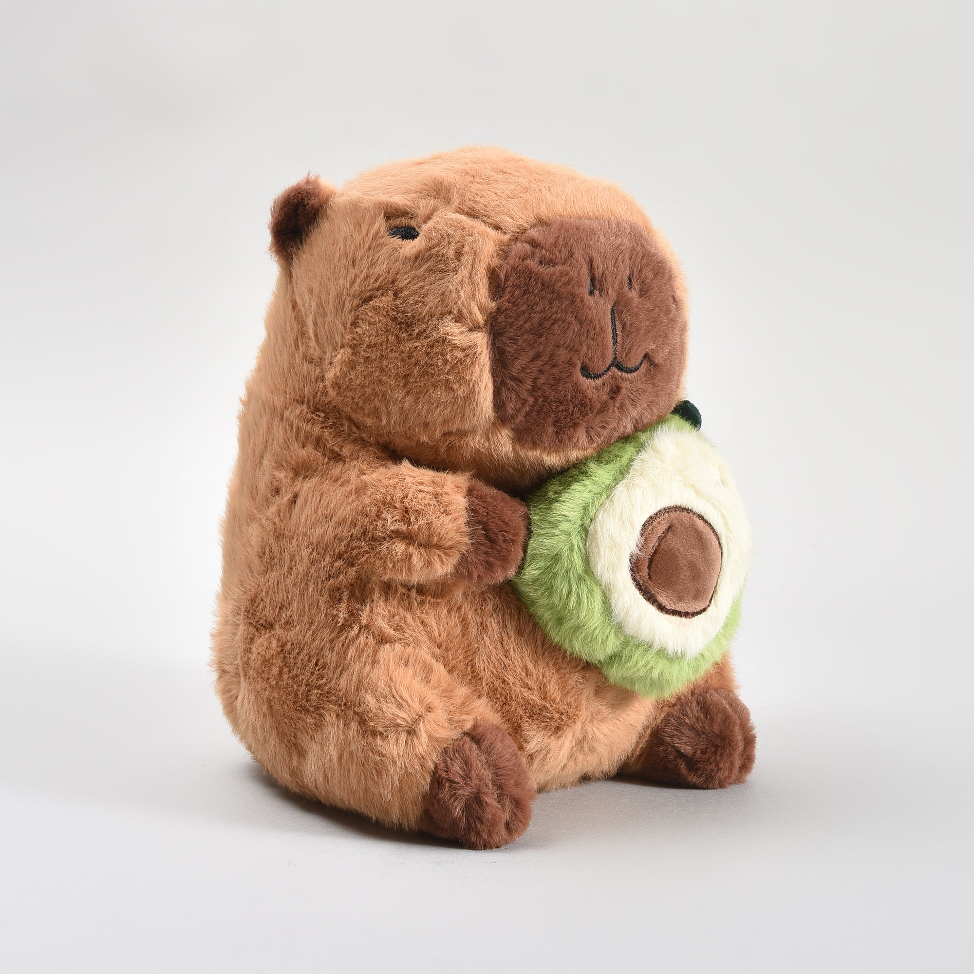 Super Adorable Capybara with Avocado Soft Toy - 23cm