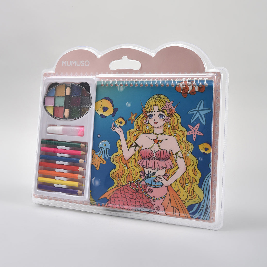 Mumuso Pretty Girls Mermaid Colouring Book Kit: Perfect for Gifting