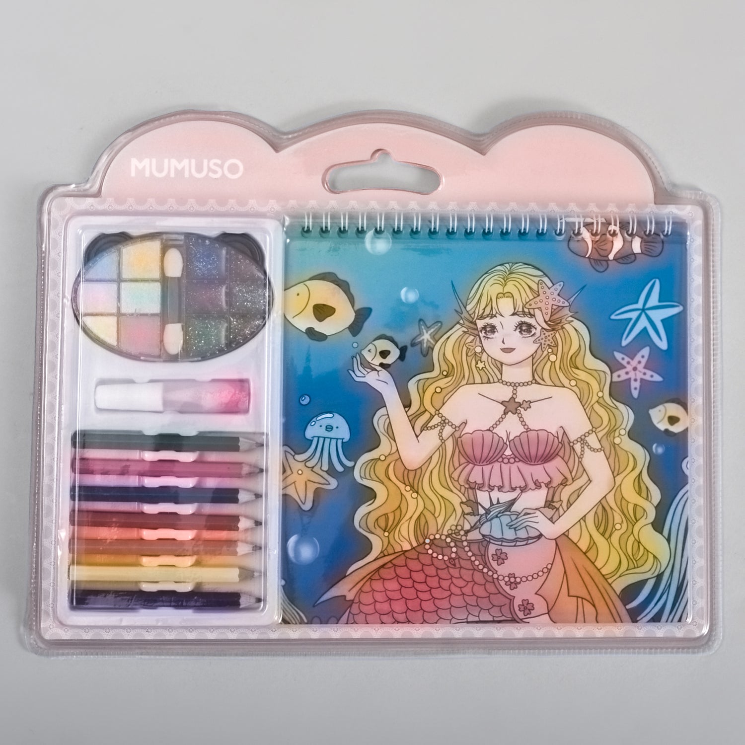 Mumuso Pretty Girls Mermaid Colouring Book Kit: Perfect for Gifting
