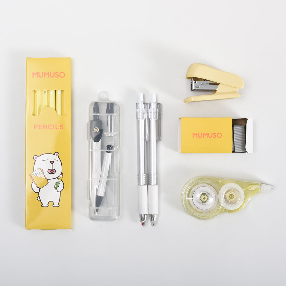 MUMUSO Cartoon Stationery Set - 13 Pcs