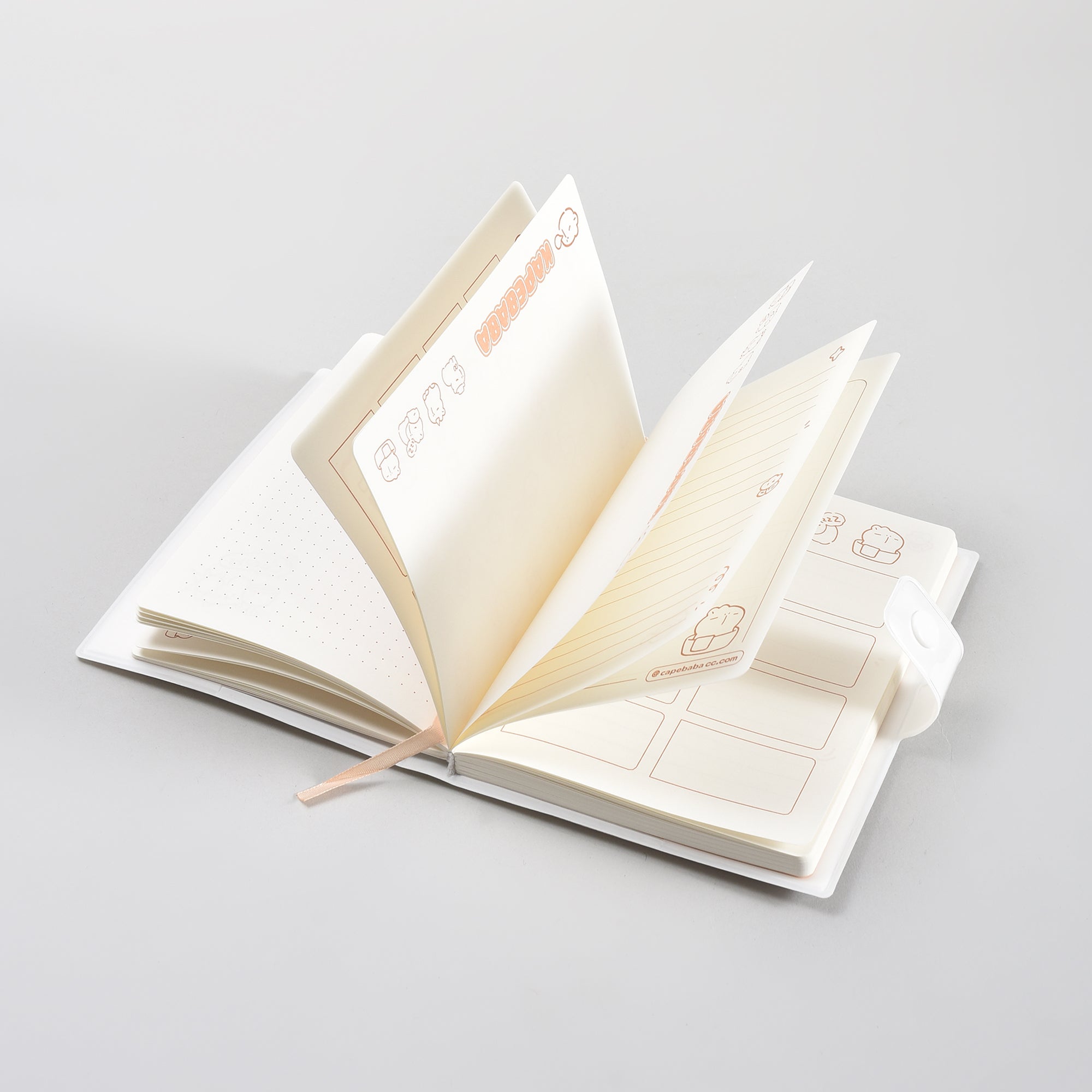 Cute Capybara Notebook with Cover – 36K