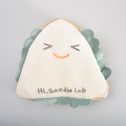Mumuso  Sandwich Shaped Hand Warmer Pillow| Cuddle Buddy