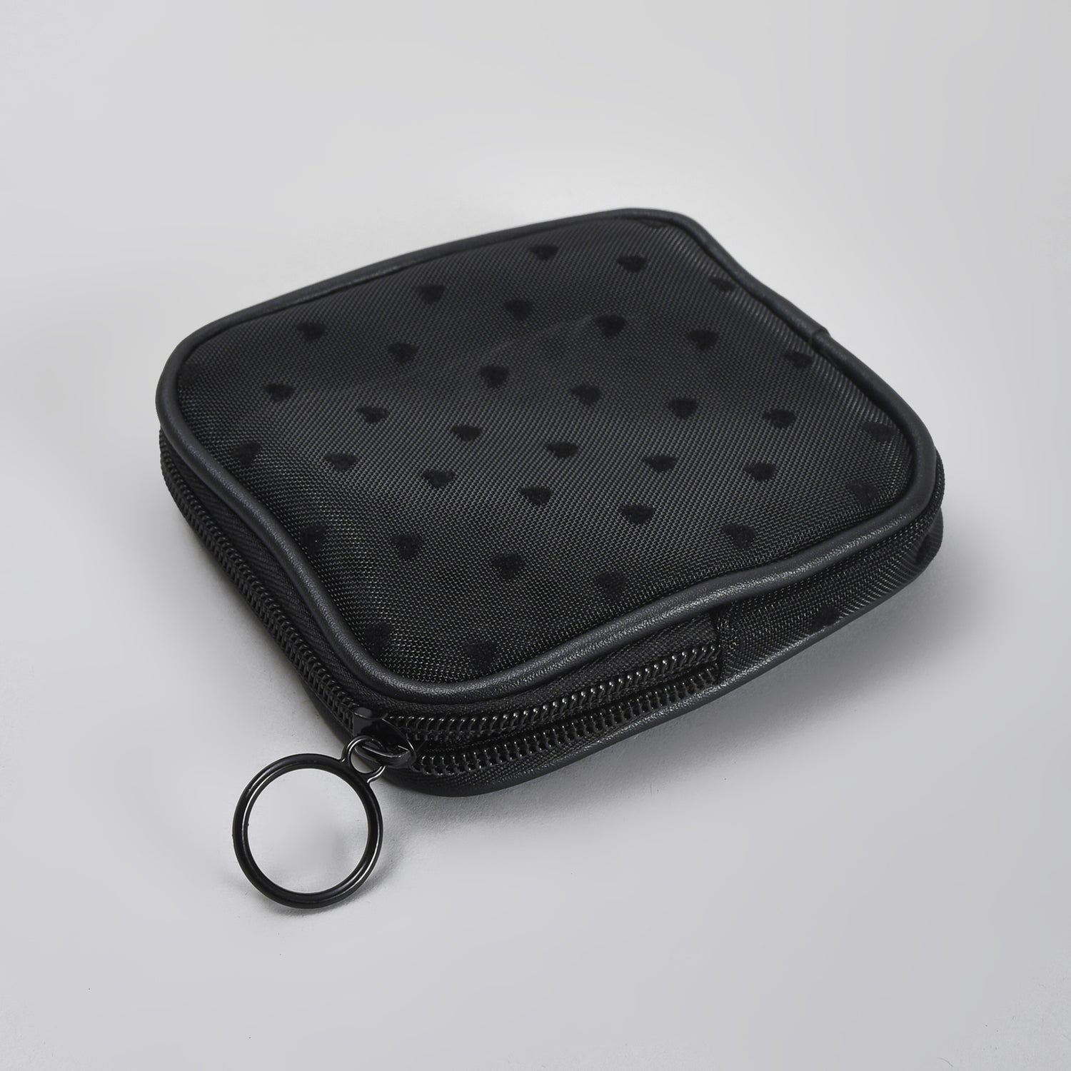 Mumuso Heart Print Mesh Travel Organiser Pouch