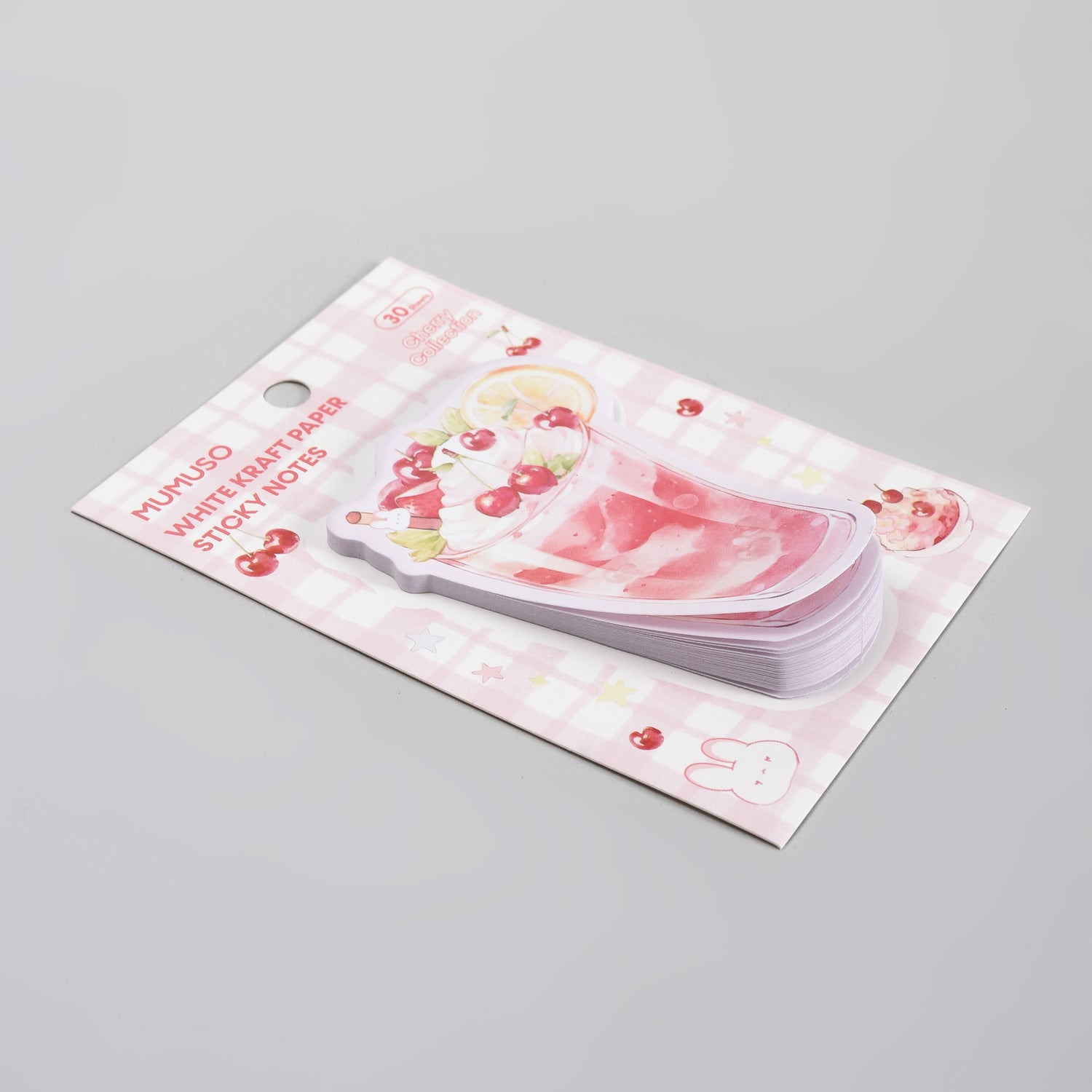 Mocktail Themed  Sticky Notes – Avocado/Cherry (30 Sheets)