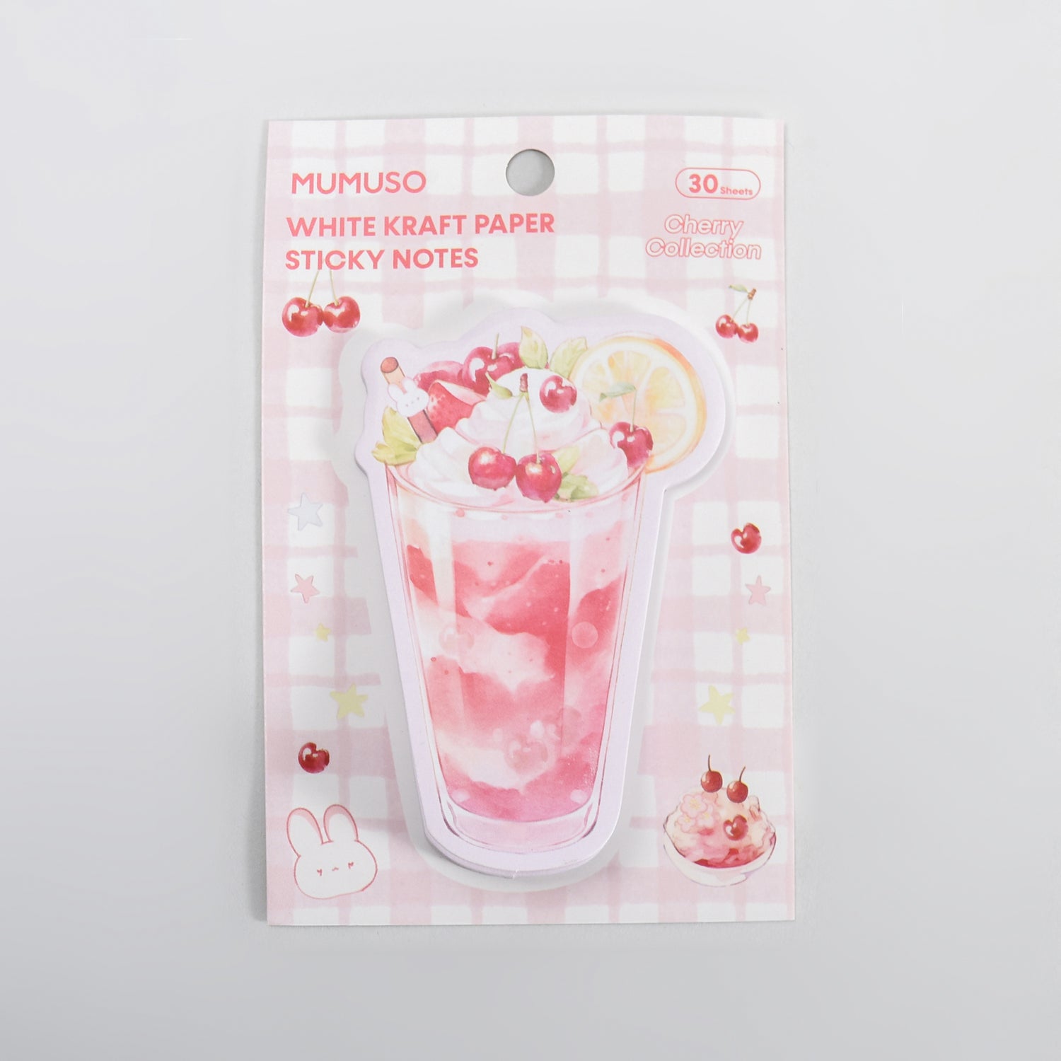 Mocktail Themed  Sticky Notes – Avocado/Cherry (30 Sheets)