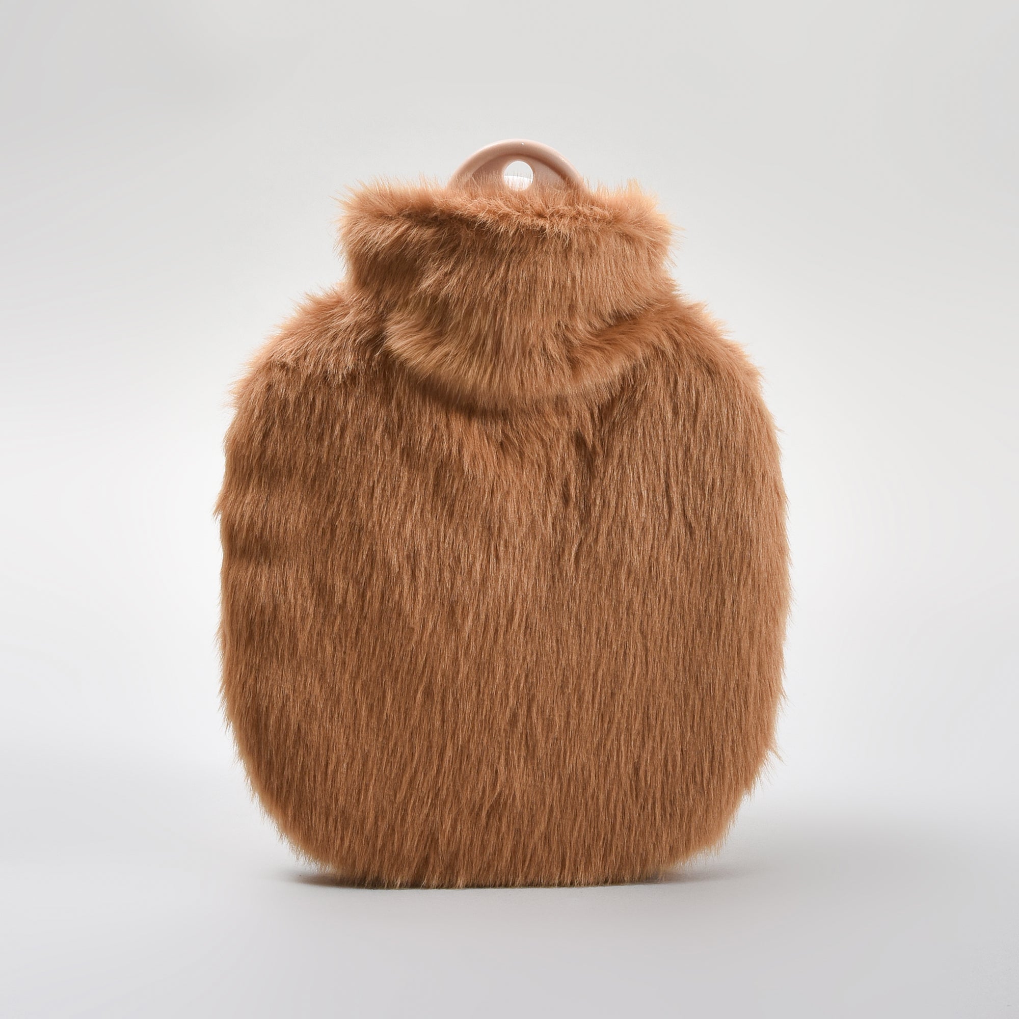 Mumuso Cute Capybara Pocket Hot Bottle Water Bag – 350ml/Brown