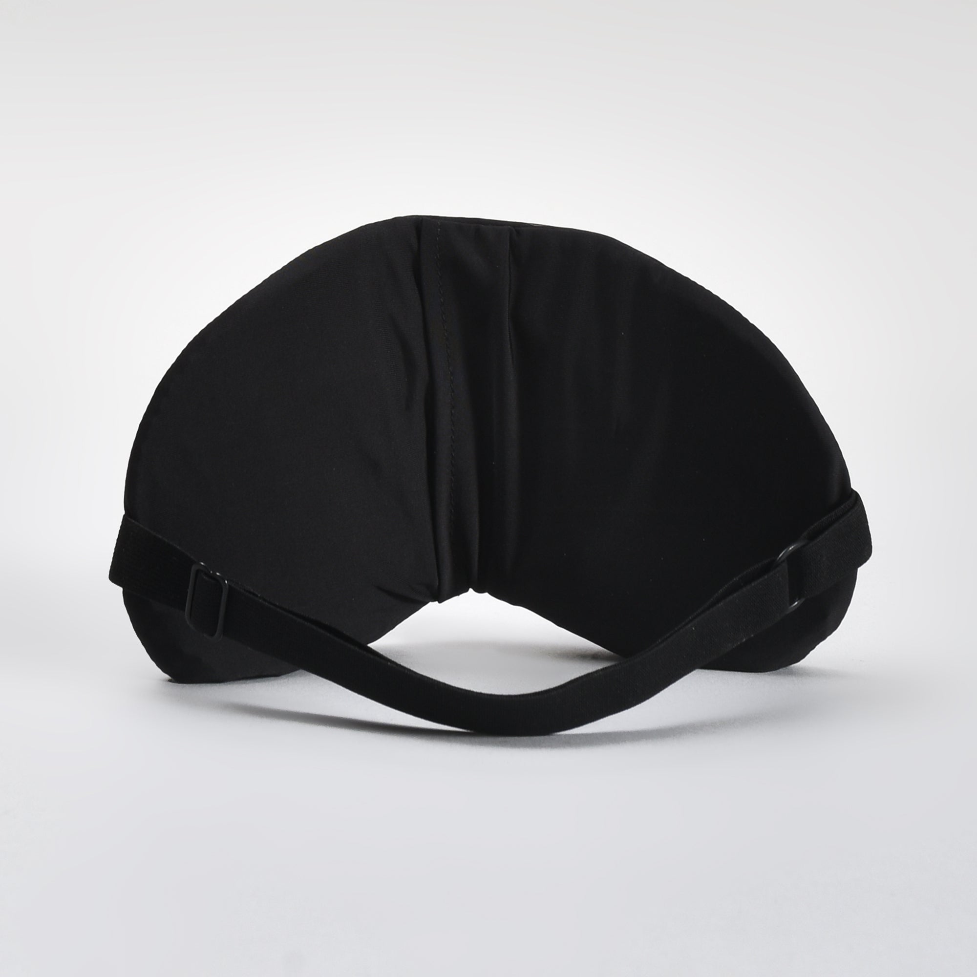Glass-Patterned Printed Sleeping Eye Mask - Black