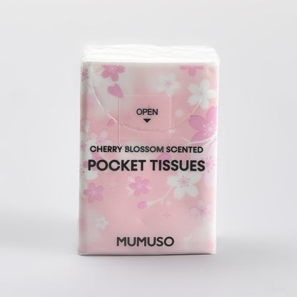 Cherry Blossom Scented Pocket Tissues – Pack of 6