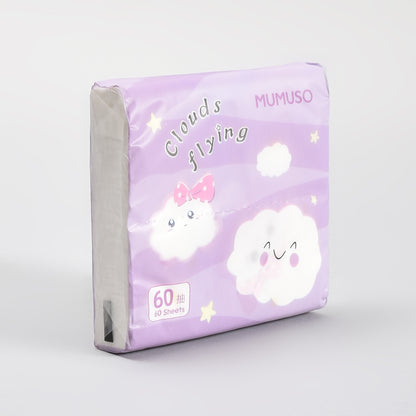 Fashion Printed Tissues - Cartoon Cloud - 60 Sheets