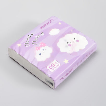 Fashion Printed Tissues - Cartoon Cloud - 60 Sheets