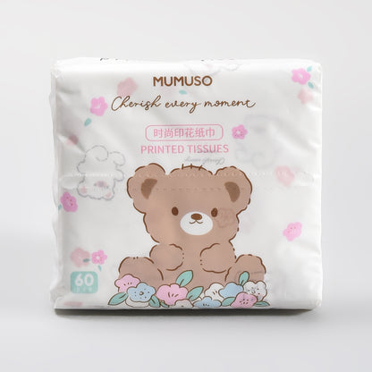 Fashion Printed Tissues - Cartoon Cloud - 60 Sheets