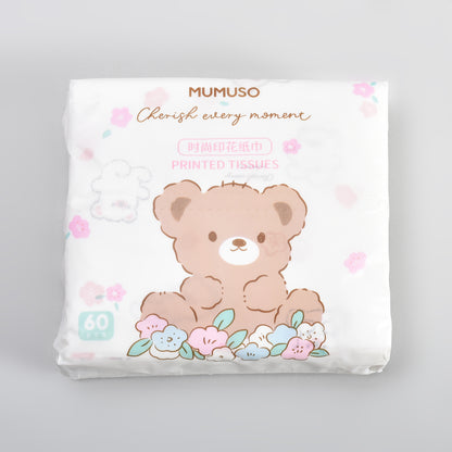 Fashion Printed Tissues - Cartoon Cloud - 60 Sheets