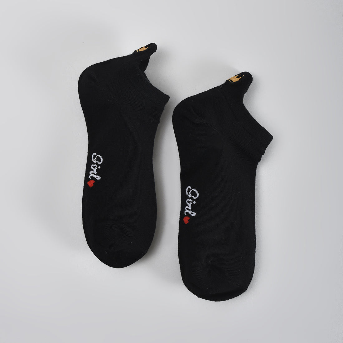 Anti-Abrasion Low-Cut Socks for Women – Red Heart &amp; Crown (3 Pairs)