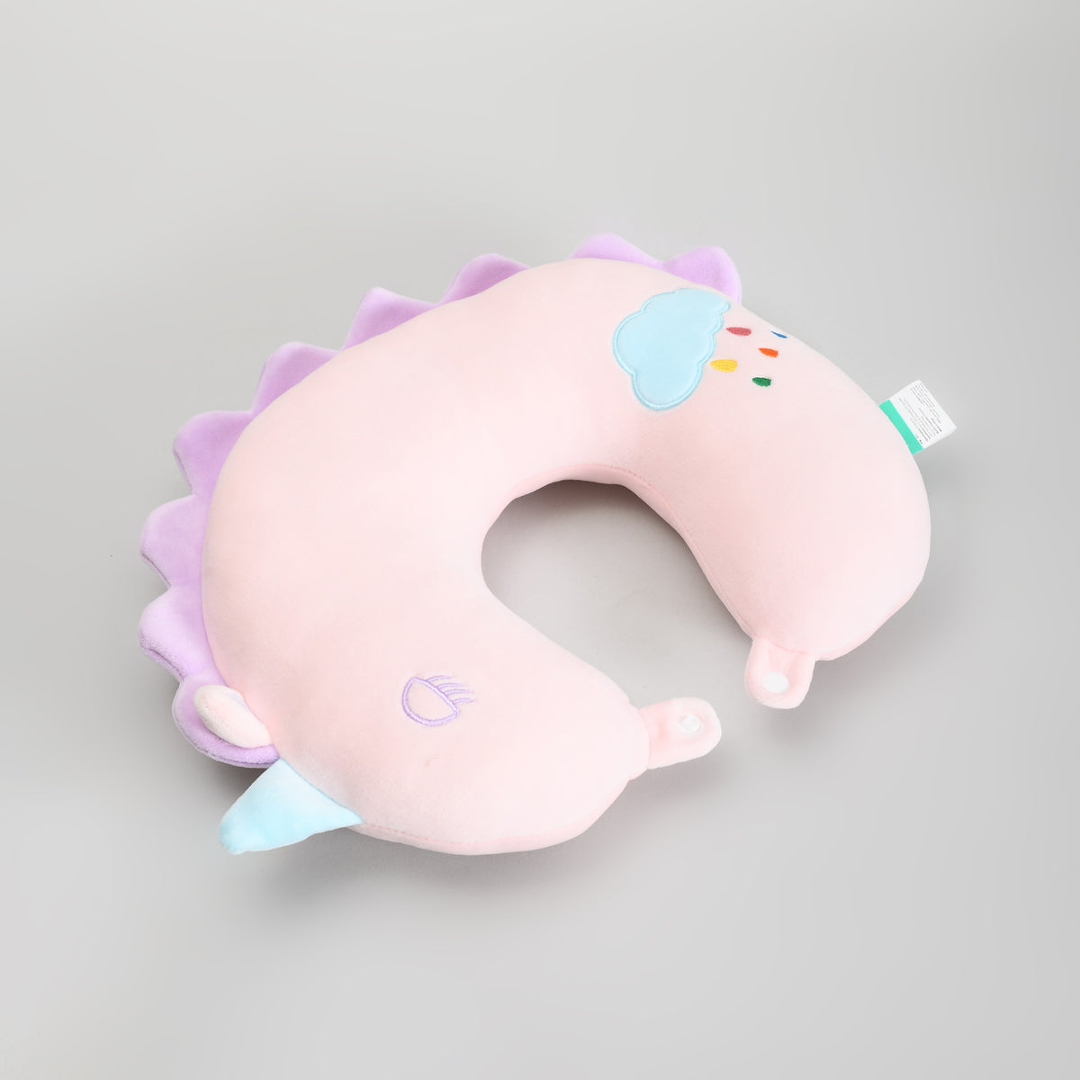 Ultra Cute and Comforting  Pink Unicorn Neck Pillow