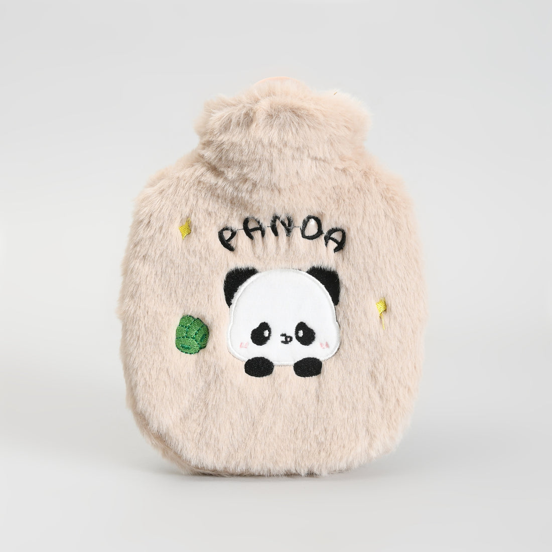 Cute Panda Hot Water Bottle with Plush Cover – 350 ml
