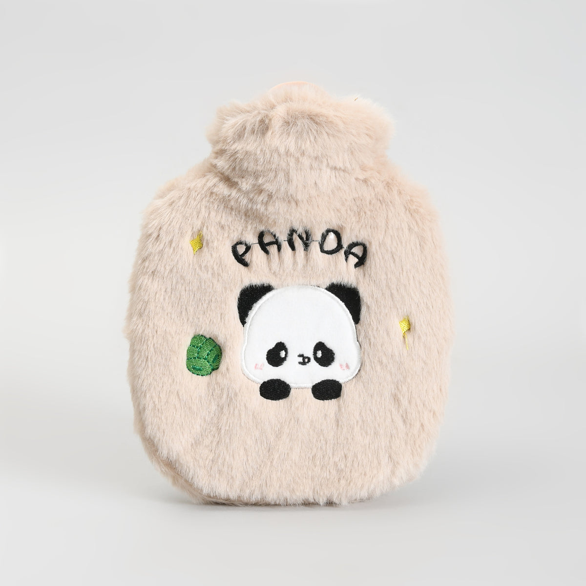 Cute Panda Hot Water Bottle with Plush Cover – 350 ml
