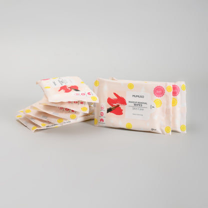 Alcohol Free Makeup Removal Wipes – Value Pack of 8 (64 Wipes)
