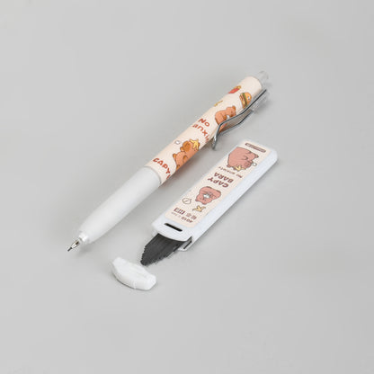 School Favourite! Cute Capybara Mechanical Pencil Set - 0.5mm