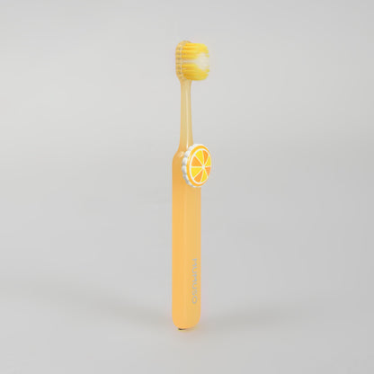 Toothbrush for Kids – Pack of 2 with Spinning Fruit Charms