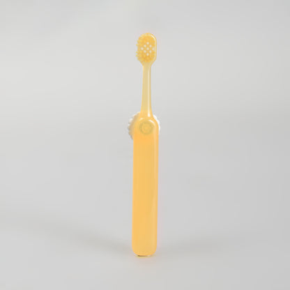 Toothbrush for Kids – Pack of 2 with Spinning Fruit Charms