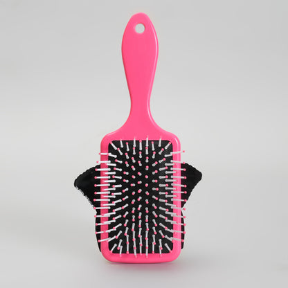 Cute Pink Leopard Paddle Air Cushion Hair Brush