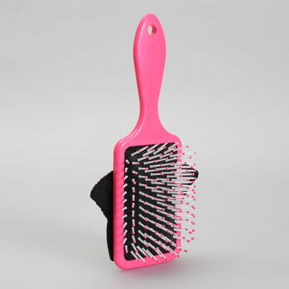 Cute Pink Leopard Paddle Air Cushion Hair Brush