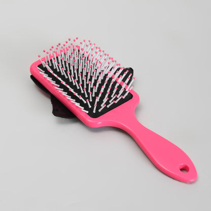 Cute Pink Leopard Paddle Air Cushion Hair Brush