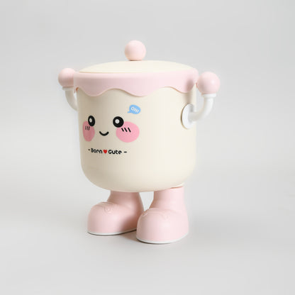 Mumuso Super Cute Storage Bin: Pink