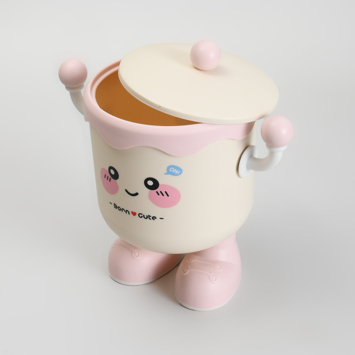 Mumuso Super Cute Storage Bin: Pink