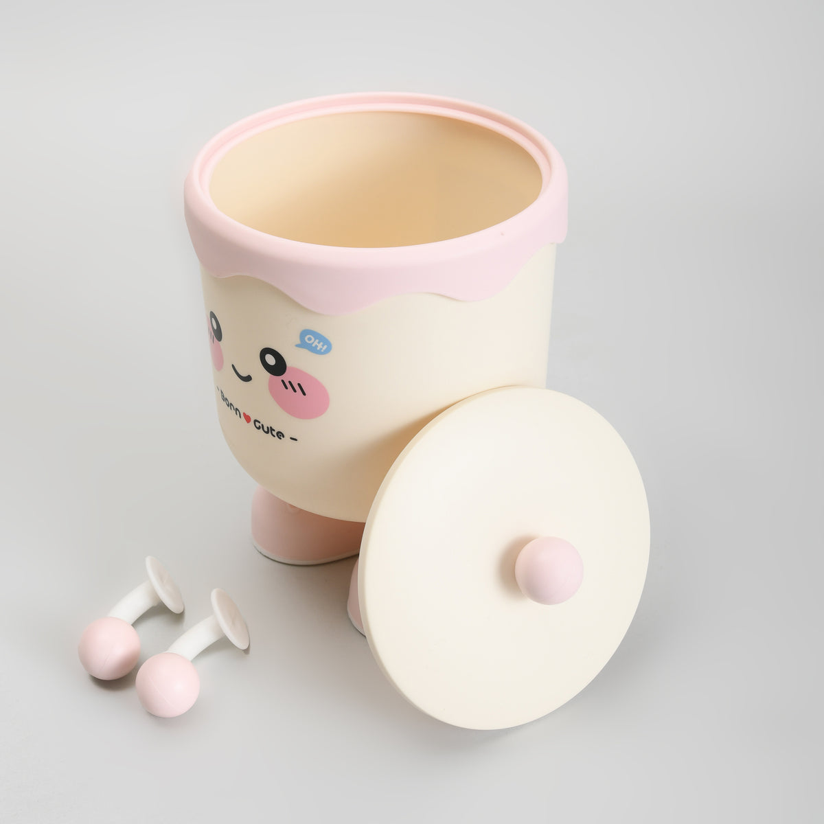 Mumuso Super Cute Storage Bin: Pink